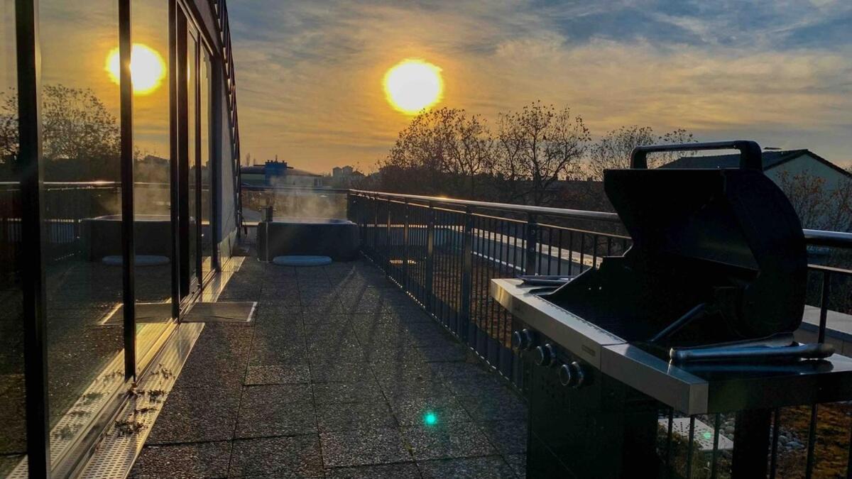 Luxury Penthouse Jacuzzi, Pool Table, Bbq & Desks Hotell Berlin
