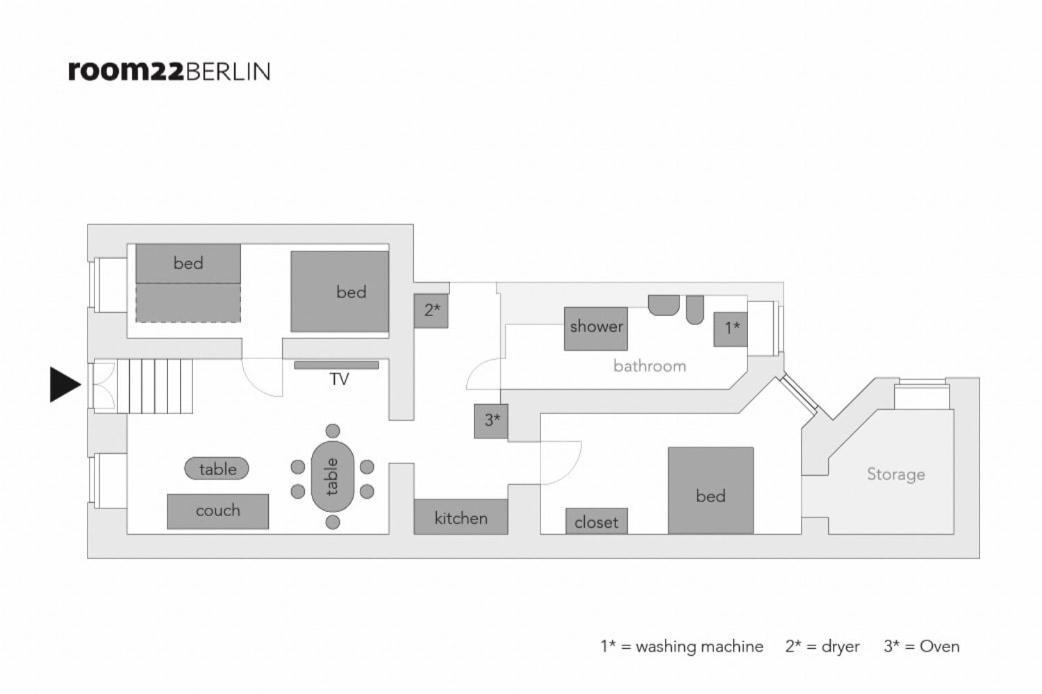 Lägenhet S37 Room22 Bergmannkiez