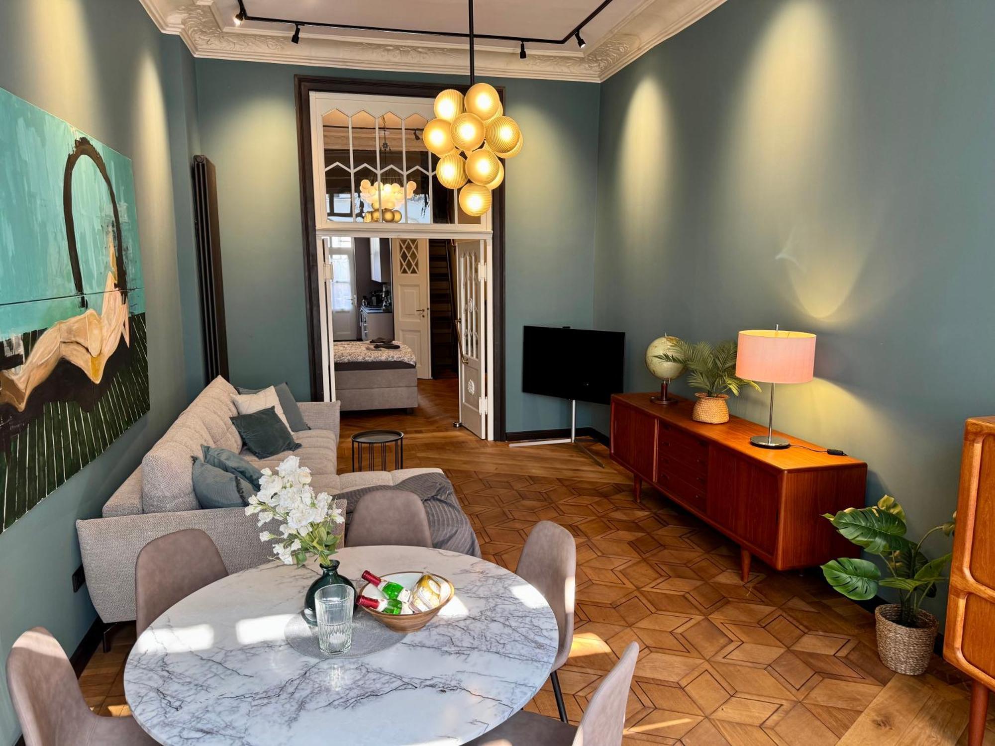 Design-apartment Benedict Luxus, Stil & Workspace Lejlighed