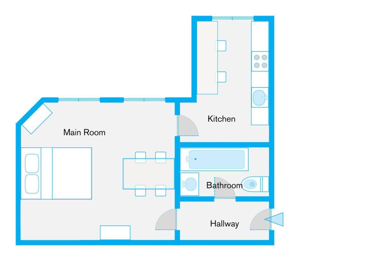 Apartment The Stralauer, 1 Bed Up To 2 People, Friedrichshain