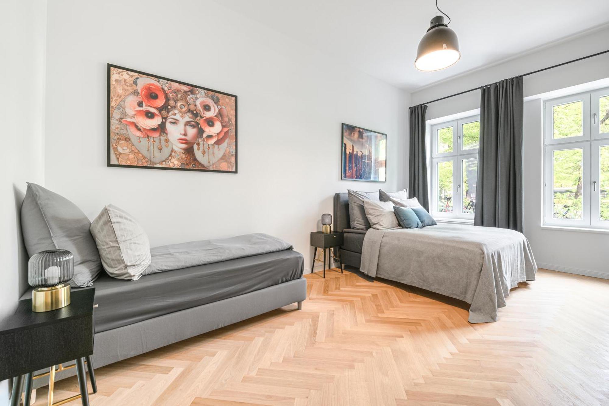 The Bornholmer - 2 Schlafzimmer Ein Whzimmer, Gruppen- & Familienfreundlich Bis 8 Personen Berlin