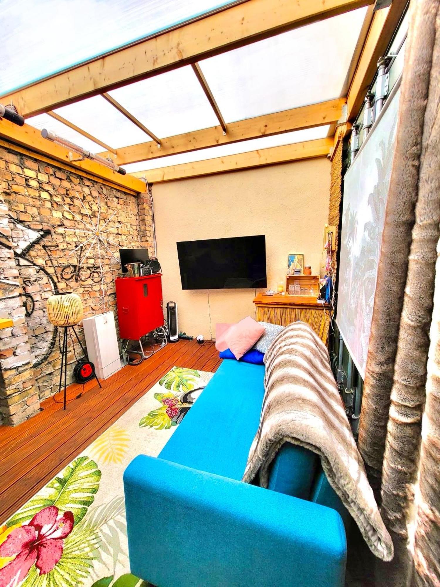 Lägenhet Designer Tiny House With Wraparound Sun Terrace & Garden Lounge
