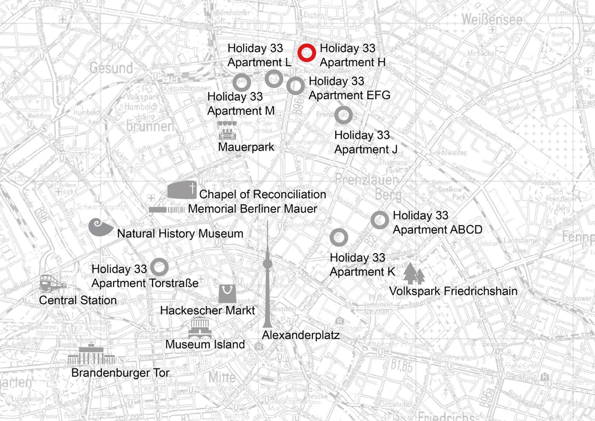 Lägenhet 33 H S-bahn Schoenhauser Allee Berlin