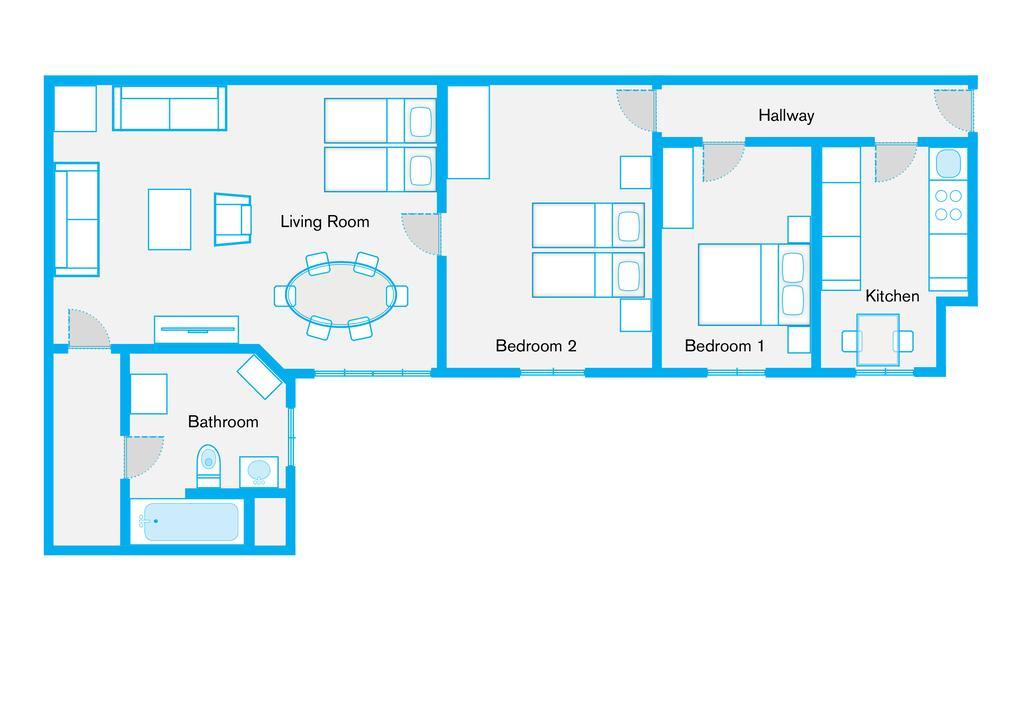 Wilhelmshavener 3br In Downdown Moabit Lägenhet