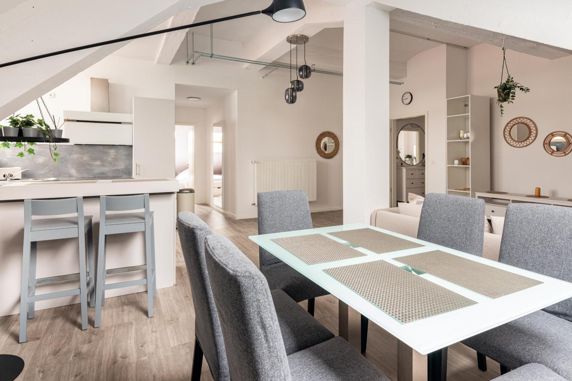 Mint Ueber Der Stadt Parken Kueche Wifi Appartement *