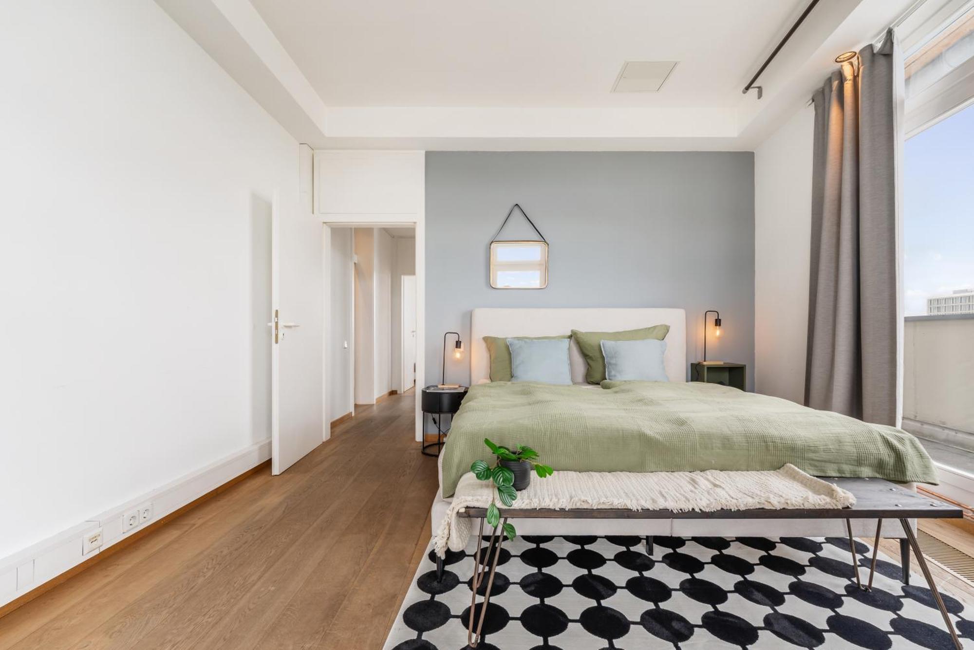 Apartment Urban Loft - 180 Skyline Balkon - 2 Sz - Hbf Berlin