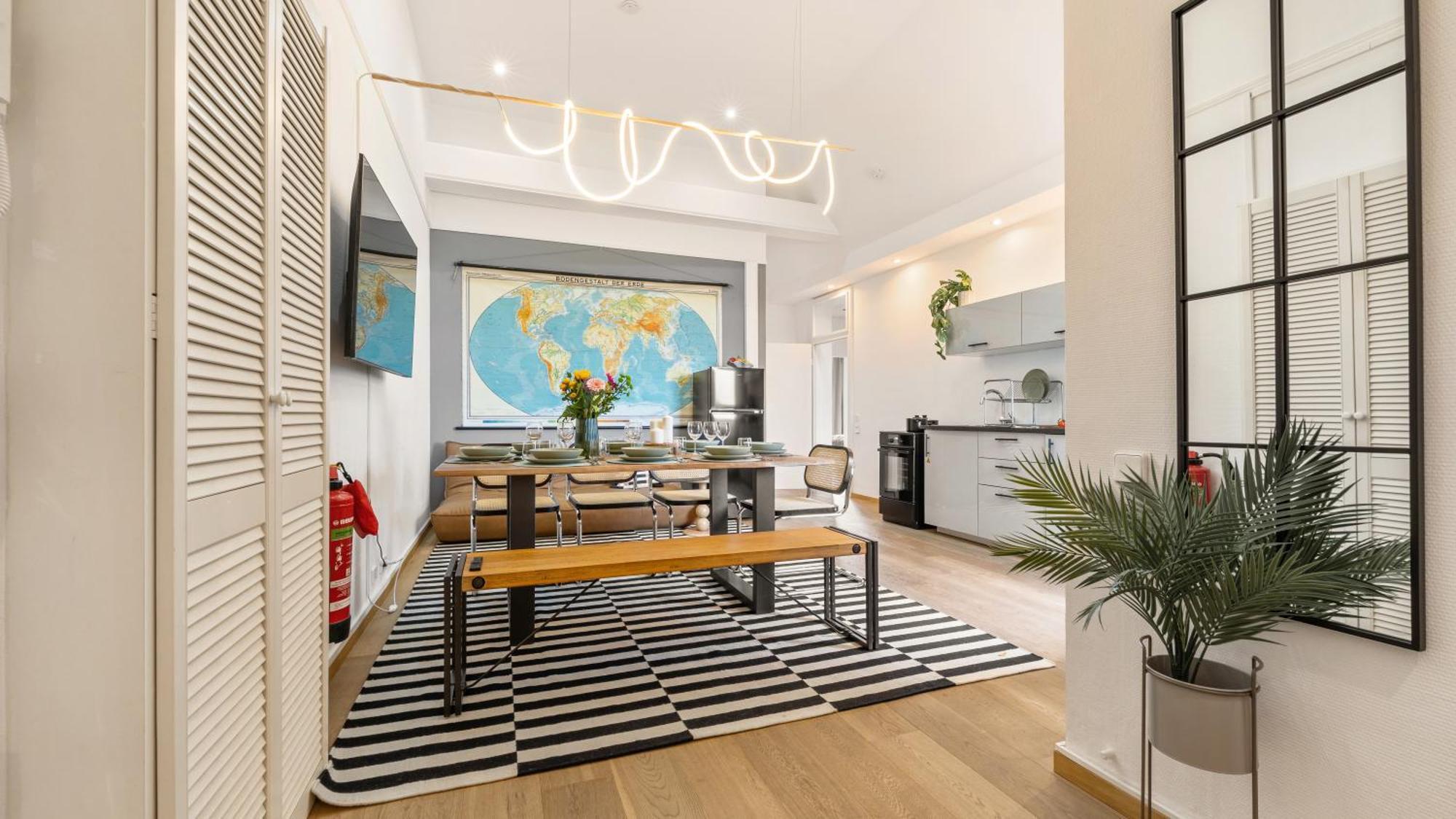 Urban Loft - 180 Skyline Balkon - 2 Sz - Hbf Apartment