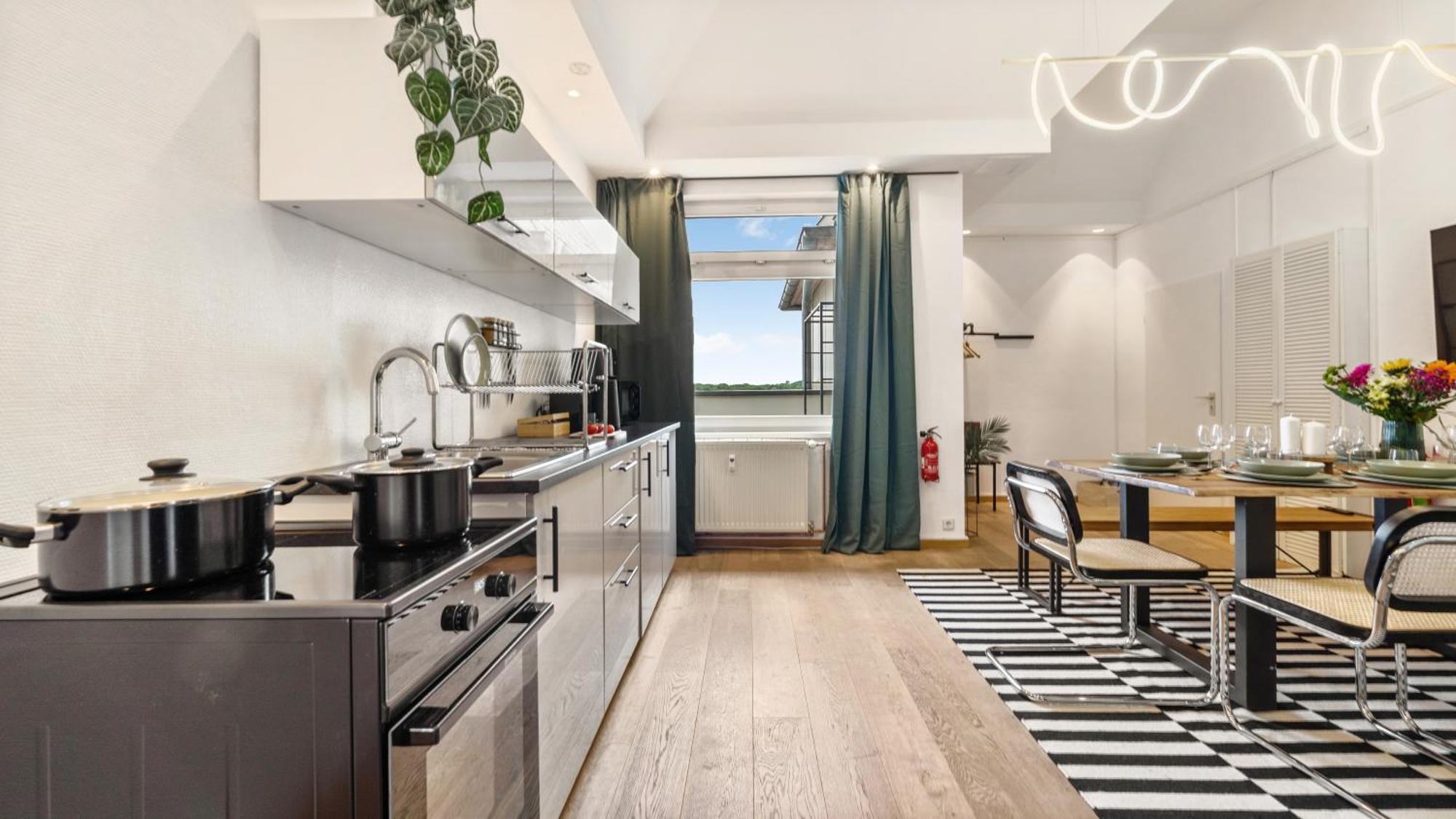 Apartment Urban Loft - 180 Skyline Balkon - 2 Sz - Hbf *