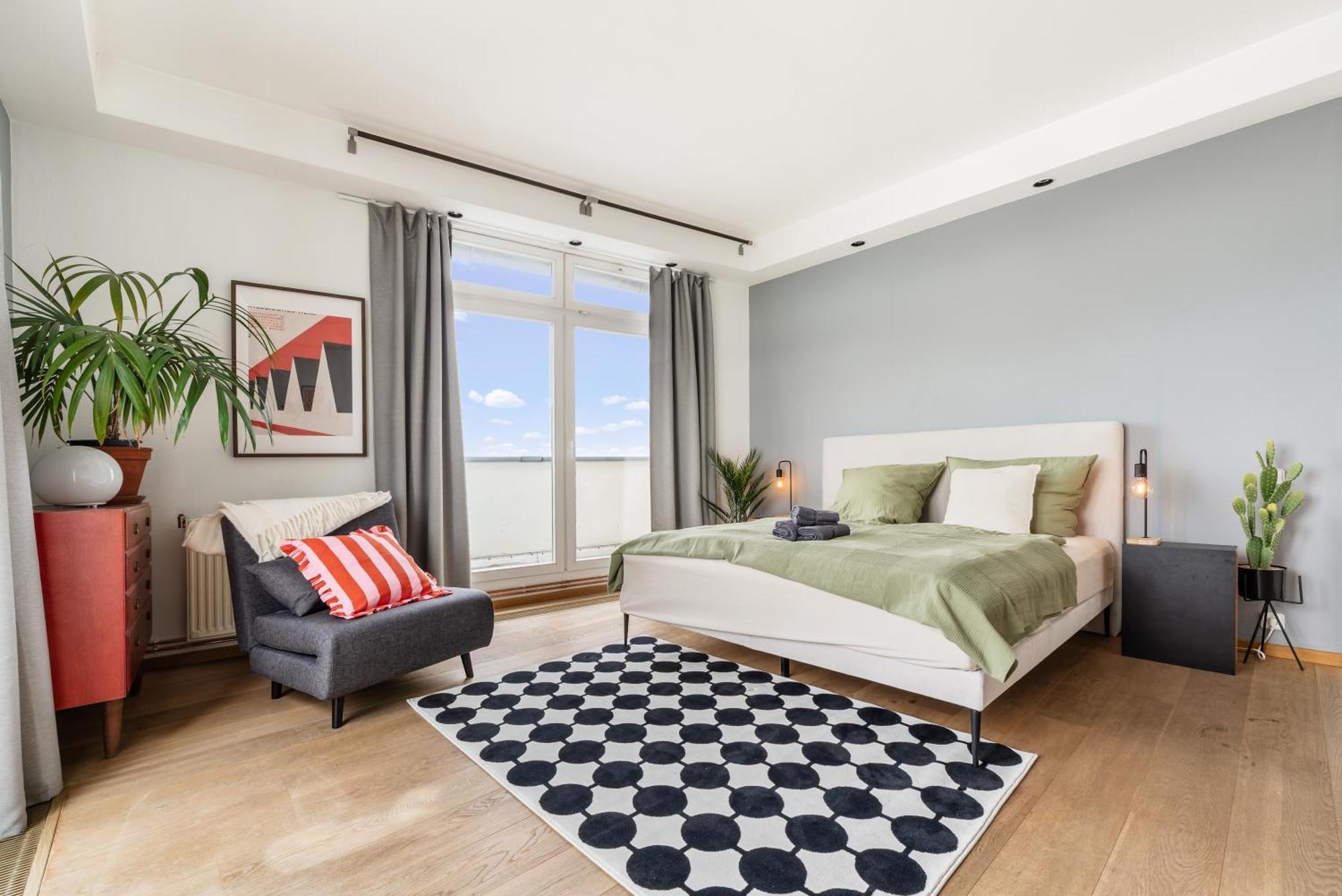 Apartment Urban Loft - 180 Skyline Balkon - 2 Sz - Hbf