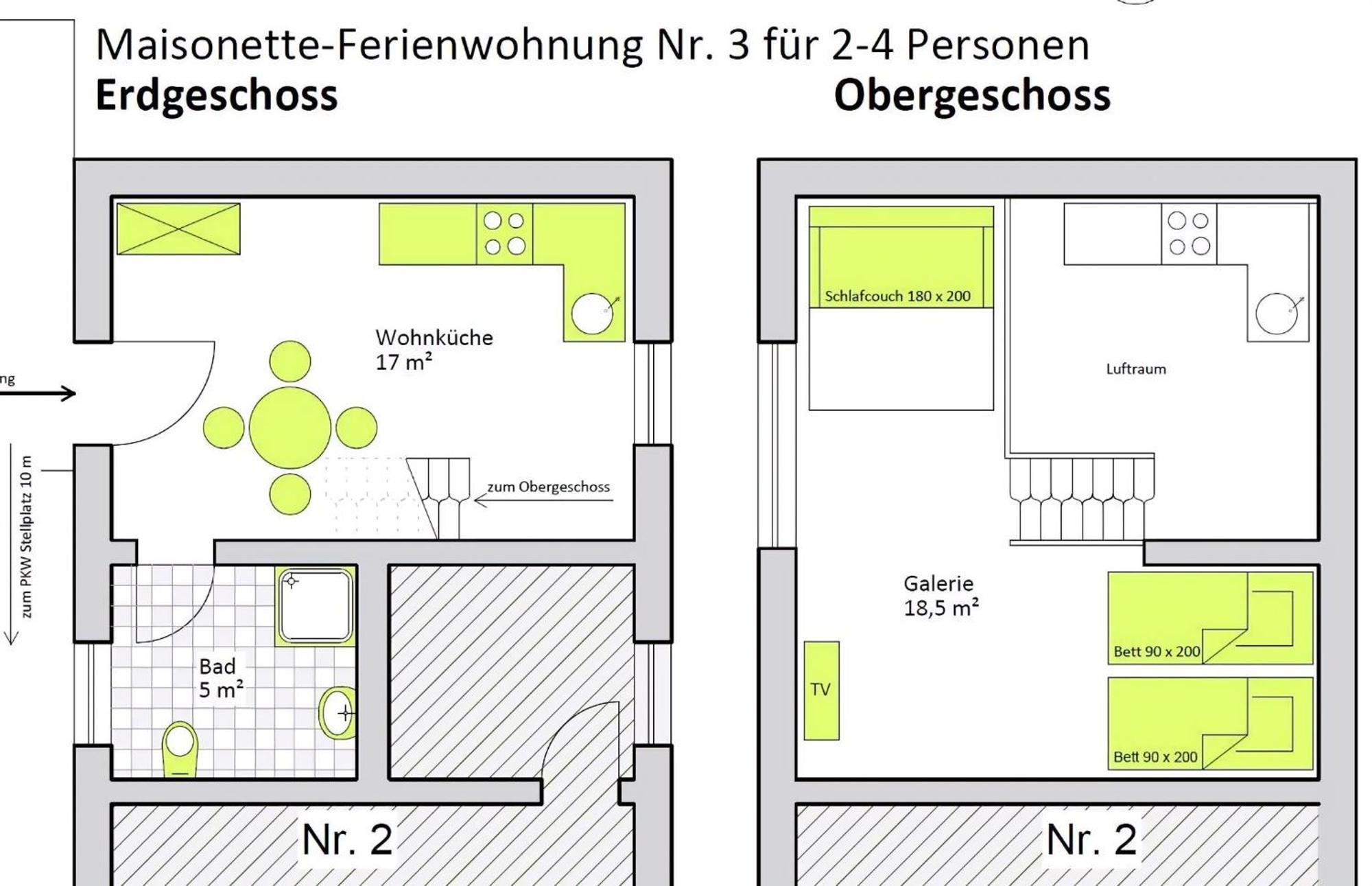 Moderne Maisonette Mit Terrasse Apartment *