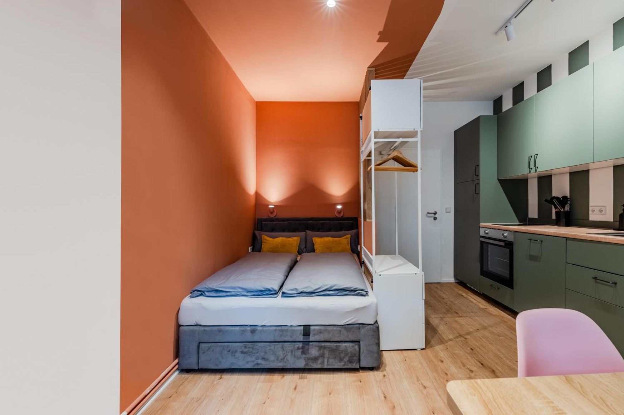 Vibrant Micro-apartment - Cozy, & Self Checkin Lejlighed *