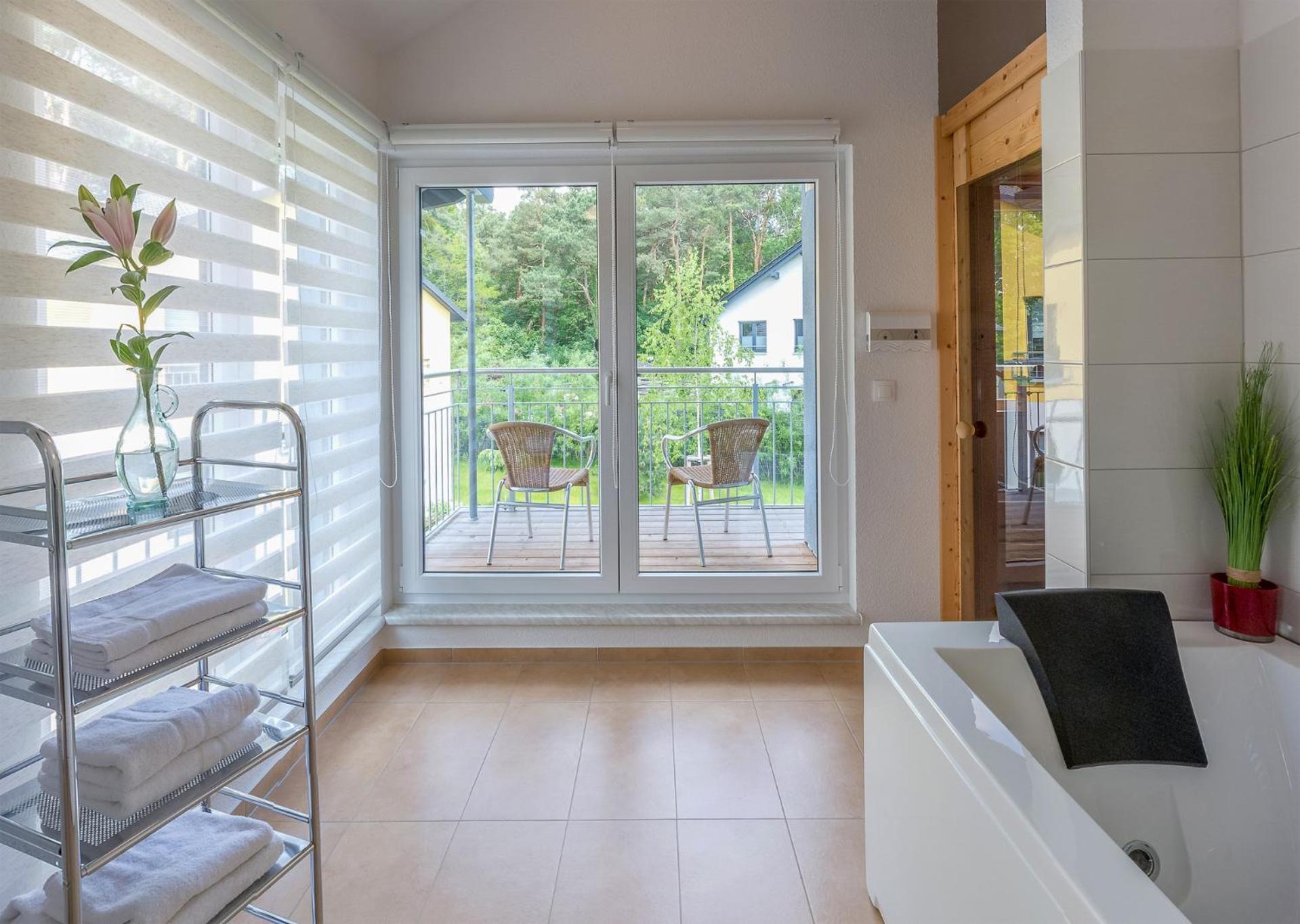 Hébergement de vacances Ruebezahl Am Mueggelsee, Haus 20 Mohn Mit Eigener Sauna, Idealer Ort Fuer Natur- Und Erholungssuchende, Fuer Radfahrer Und Familien Mit Kindern