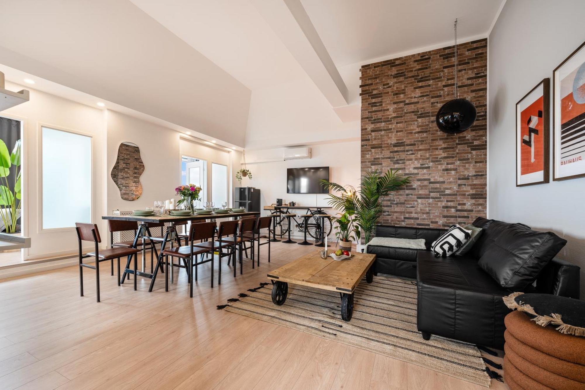 Urban Loft - 180 Skyline Balkon - 4sz - Hbf Lägenhet *