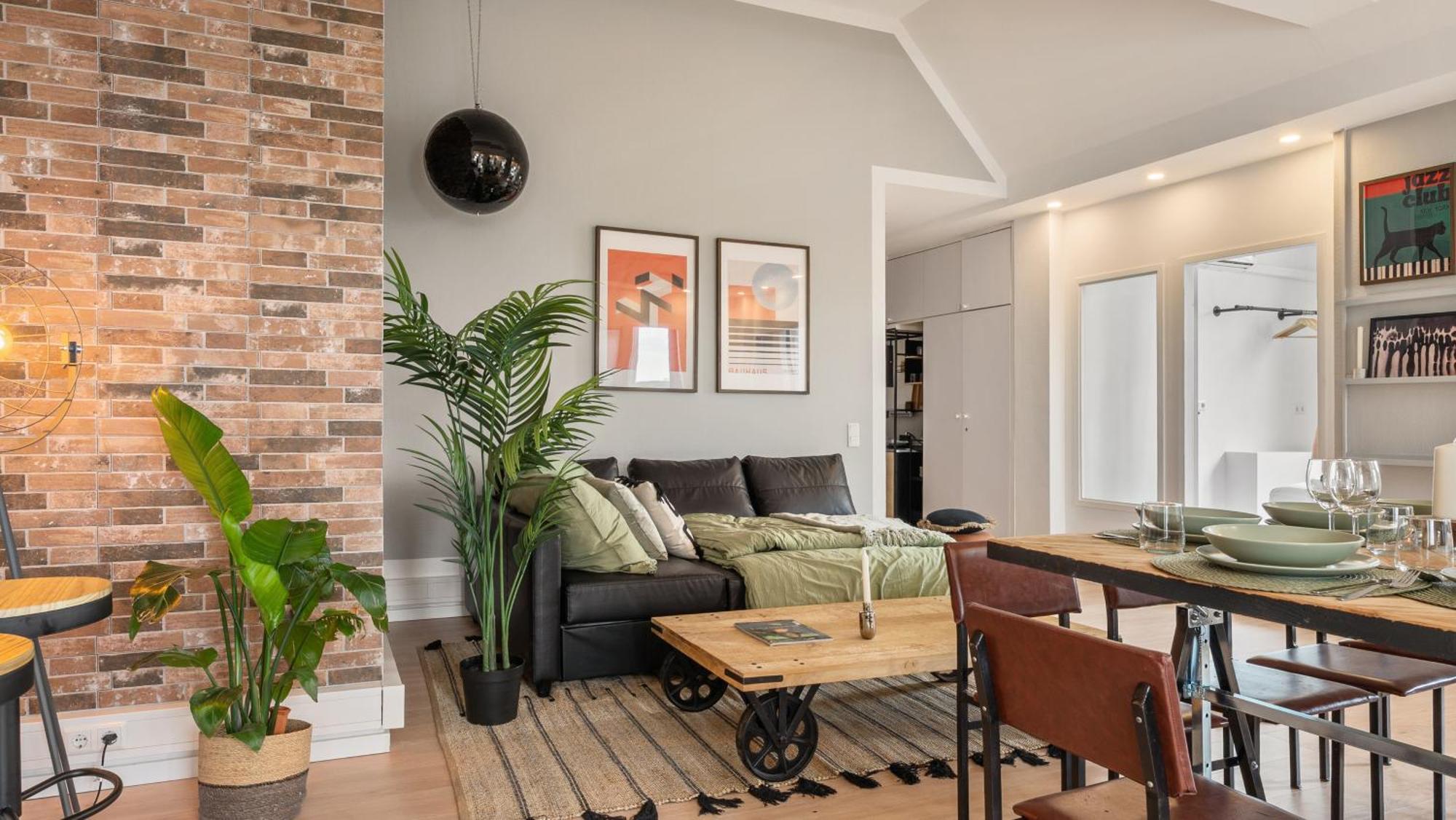Lägenhet Urban Loft - 180 Skyline Balkon - 4sz - Hbf